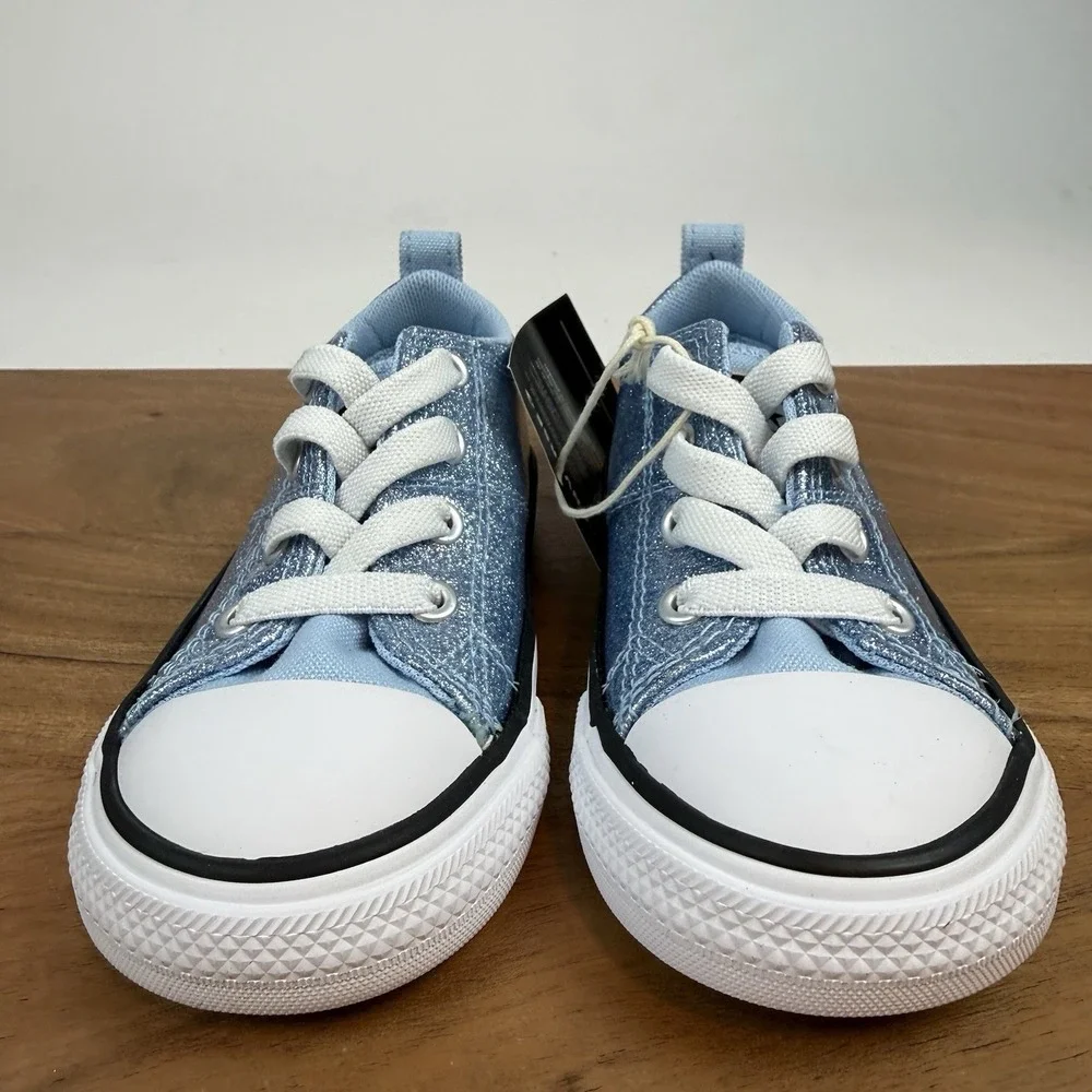 New NIB Little Kids Converse Chuck Taylor All Star Madison OX Sparkle Sneaker 7C